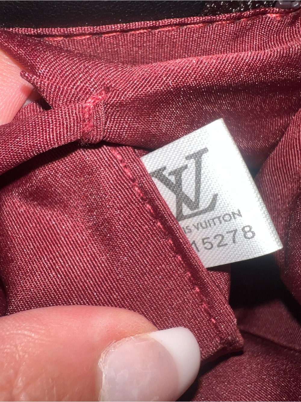 Louis Vuitton Brown Monogram Canvas Satchel with Cream and Red Trim - Picture 10 of 16